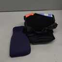 SARISUN Travel Pillows for Airplanes, Airplane Pillow with Purple Sleep Eye Mask, 360° Neck Support Headrest, Portable Airplane Travel Essentials, Adjustable Airplane Head Strap, Stop Bobblehead