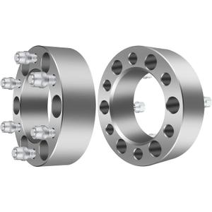 ECCPP 2 inch 6x5.5 to 6x5.5 Wheel Spacers 6x139.7mm 108mm hub 12x1.5 studs Fit for Toyota for Tundra 2000-2006| for Toyota for Tacoma 2016-2023 | for Chevrolet Colorado 2004-2014-2PCS