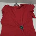 Wedding Guest Dresses for Women Have Pockets Cocktail Dress Ruffle Sleeve A Line Evening Party Formal Dresses for Women (Burgundy)