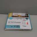 KASARO Peel and Stick Backsplash Shell Tiles, Mother of Pearl Self Adhesive Wall Tiles for Bathroom Bedroom Decor, White, 10-Sheet