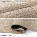 2 x Ileading Kitchen Rugs Set of 2, Anti Fatigue Cushioned Floor Mats for Kitchen, Non Slip Rubber Backing Polypropylene Woven Runner Rug, Heavy Duty & Slip Resistant Standing Mat