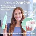 AquaSonic Icon Water Flosser for Teeth  Cordless Rechargeable Oral Irrigator  Waterproof, Portable Dental Cleaning with Jet Tip  Braces Home Travel - Mint