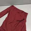 Sarin Mathews Womens One Shoulder Long Sleeve Cocktail Dresses Sexy Bodycon Ruched Wrap Split Party Formal Long Dress, L