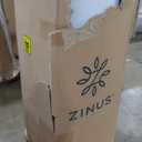 Zinus 14 Inch King Green Tea Memory Foam Mattress, Fiberglass Free, Medium Firm Feel, Zoned Pressure Relief, Certified Safe Foams & Fabric, Mattress in A Box (White)