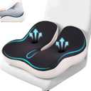 Seat Cushion,Office Chair Memory Cushion, Ergonomic Design, Relieve Sciatica and Long-Term Sitting Pain, Suitable for desks, car Seats, Games, wheelchairs