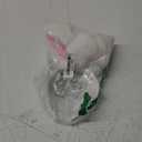 U-Goforst Bunny Ears Headbands and Tail, Bunny Costume Long Furry Rabbit Ear Headband, Halloween Party Cosplay White Bunny Ears Costume Hair Accessories for Adult Women