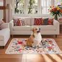 Washable Pee Pads for Dogs 2 Pack, Puppy Pads with Pheromones, 2026 Upgraded PuppyPad 40"x26" Super Absorbent Quick Dry Dog Training Pads, Waterproof & Non-Slip Whelping Pads for Crate,Floor,Sofa (Pink Garden)