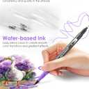 60 Colors Dual Tip Watercolor Markers Pens for School Supplies-Brush & Fine
