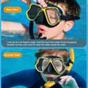 Greatever Dry Snorkel Set,Panoramic Wide View Anti-Fog Scuba Diving Mask,Professional Snorkeling Gear for Adults Kids