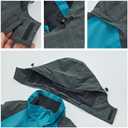 Diamond Candy Women's Lightweight Waterproof Rain Jacket with Hood for Hiking, Travel and Rainy Days (XS)