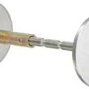 PATIKIL Door Knob Hole Cover Plate, 1 9/16" Dia. Deadbolt Cover Plate Door Hole Filler Plate for 1 1/32" to 1 3/8" Holes, Brushed Satin Nickel