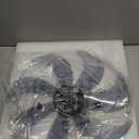 Ceiling Fan with Lights, 20'' Low Profile Ceiling Fans, 30006500K Dimmable Fandelier LED Fan Light, Black Modern Flush Mount Ceiling Fan, 6 Speeds Reversible DC Motor Noiseless for Bedroom, Kids Room