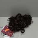 Kaneles Curly Long Wigs for Men 70s 80s Rocker Wig Dark Brown Halloween Cosplay Male Wig