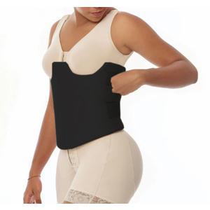 Post Surgery 360 Lipo Foam Wrap Around | Tummy Tuck Binder | Soft & Breathable Material, Liposuction Wrap | BBL Supplies | Black (Small)