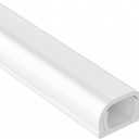 Yecaye 128in Mini Cord Hider for 1 Mini Wire, On-Wall Cord Cover Channel, Tape Wire Concealer, Cable Cover Cable Management for Home Office, W0.5in H0.31in, White