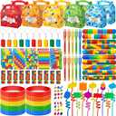 DMIGHT 90PCS Building Block Birthday Party Favors Supplies Birthday decorations Goodie Bag Stuffer Kids Boys Toy Gifts Christmas Carnival Classroom Prize