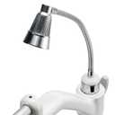Simple Ophthalmic Phoropter Arm Bracket Table Stand with Top Lamp Vision Tester Support Desktop Use with Light (WZ-ZZ,White)