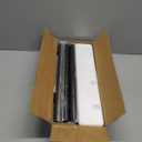 YaFex Heavy Duty Curtain Rods 32-150 Inch, 1 Inch Adjustable Black Curtain Rod for Windows, Extra Long Window Treatment Rods with Aluminium Finials, Easy Installation