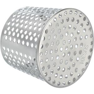 PATIKIL Gutter Guard Filter 3.9"-3.4", PVC Termination Cap Mesh Screen Roof Vent Cover Stainless Steel Conical Exhaust Pipe Cover Downspout Guard Filter Strainer for Downspout