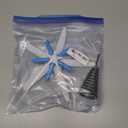 11 Inches Christmas Starfish Tree Topper Coastal Christmas Tree Decor Beach Christmas Vacation Decorations (Blue)