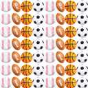 60 Pieces Sports Party Favors Balls Foam Stress Tiny Sports Balls Including Basketball, Soccer Ball, Baseball, Football for Stress Relief Ball Games Stocking Stuffers