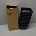 Square Quart Nursery Pots - Square - Black - Outdoor