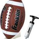 Franklin Sports Football, Kicking Tee + Pump Set - Grip Rite Official or Junior Size - Ball, Tee + Air Pump with Needle