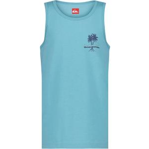 Quiksilver Boys' Sleeveless Graphic Tank Top Shirt (Blue, S)