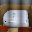 Diaper Genie Platinum Pail (Lily White) is Made in Durable Stainless Steel and Includes 1 Easy Roll Refill with 18 Bags That can Last up to 5 Months.