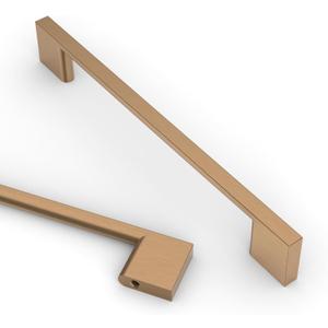 Asidrama 6 Pack 6.3 Inch(160mm) Champagne Bronze Kitchen Cabinet Handles, Cabinet Pulls Kitchen Cabinet Hardware for Cupboard Drawer Handles Dresser Pulls