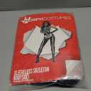 Morph - Sleeveless Skeleton Costume Women - Womens Skeleton Costume Bodysuit - Halloween Skeleton Costume Women Skeleton - Womens Halloween Costumes Skeleton L