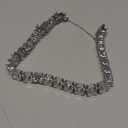 Swarovsk Matrix All-Around Necklace, Bracelet, Clip Earrings, Clear Square-Cut Crystals, Rhodium