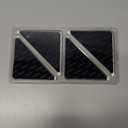 Rabenda 24 Pcs Grippers for Rugs, Non Slip Rug Pads for Hardwood Floors and Tiles, Reusable Rug Tape for Area Rugs, Dual Sided Adhesive Rug Pad Gripper Keep Corners Flat(Black)