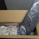 Dripex Baby Playpen, 4747 Inch Small Playpen for Babies, Enhanced Safety Baby Play Yard for Indoor & Outdoor, Infant Play Pen with Soft Breathable Visible Mesh, Anti-Fall Design & Easy Setup, Grey