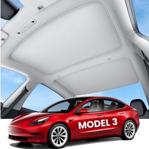 REEVAA 2025 Upgrade Tesla Model 3 Sunshade Roof