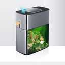 MOPUP Bathroom Trash Cans with Lids | 4.5 Gallon Motion Sensor Stainless Steel Automatic Privacy Garbage Can | Smart Dogproof Trash Bin for Bedroom,Office,Toilet,RV