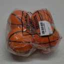 6 Pcs 5'' Mini Foam Basketballs for Kids Adults Orange Squeeze Stress Ball Safe Soft Replacement Pool Beach Basketball for Indoor Hoop Toddler Quiet Bouncy Sport Game