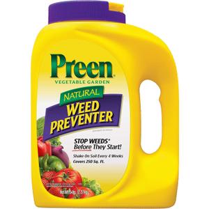 Preen Natural Vegetable Garden Weed Preventer - 5 lb. Bottle - Covers 250 sq. ft.