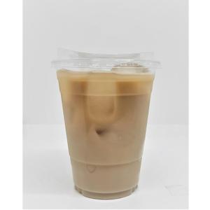 Clear Plastic Cups with Strawless Sip Lids for Iced coffee, tea, juice cold drinks, Plastic Cups and Sip Through Lids | Clear Plastic Disposable Party Cups (12oz Cups with Sip Lids)