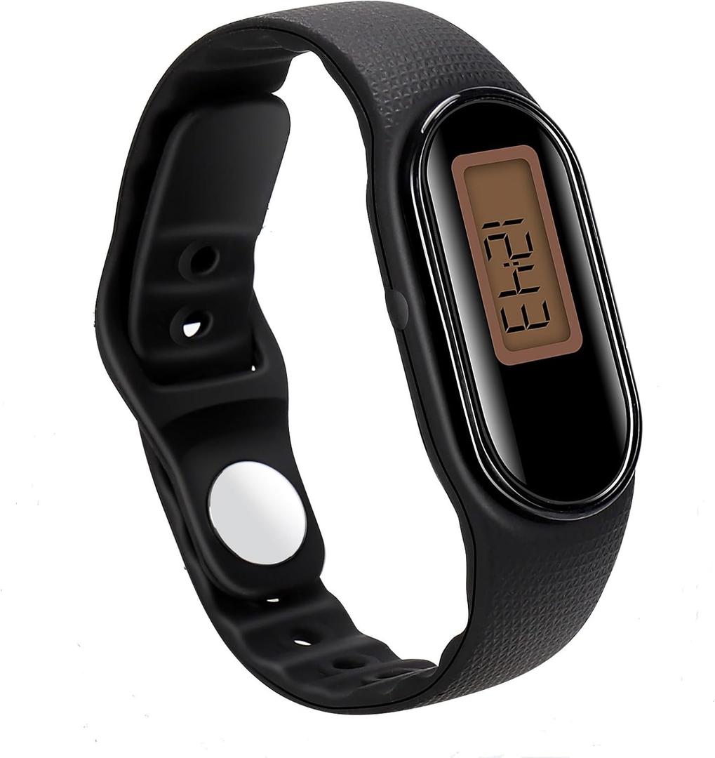 3D Pedometer for Walking Steps and Miles, No Charging No App Connection, Simple Step Counter for Walking with Steps/Time Modes for Women Men Seniors