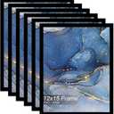 12x15 Picture Frame Set of 6, Black Frame for 12 x 15 Inch Picture Poster Photo, Light Weight and High Transparent 12 by 15 Frame for Wall - 6 Pack/Black/12 x15