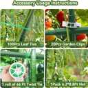 TOCCYARD Cucumber Trellis for Raised Bed, U-Shape Garden Trellis for Climbing Plants Outdoor, Metal Arch Trellis for Vegetables, Plant Support for Tomato, Pea, Zucchini, Squash