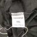 MANGOPOP Women's Mock Turtle Neck Long Sleeve Tops Bodysuit Jumpsuit. Size XXL