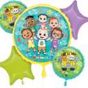 Anagram Cocomelon 5pc Foil Balloon Bouquet