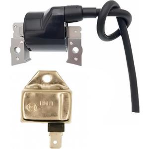 BM11 21119-2161 Igniter Module & Spark Plug Cap & 21121-2008 AM101065 Ignition Coil for Lawn Tractor ET18092