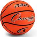 Champion Sports Rubber Basketballs Durable Indoor & Outdoor Training & Recreational Game Balls, Multiple Sizes & Colors