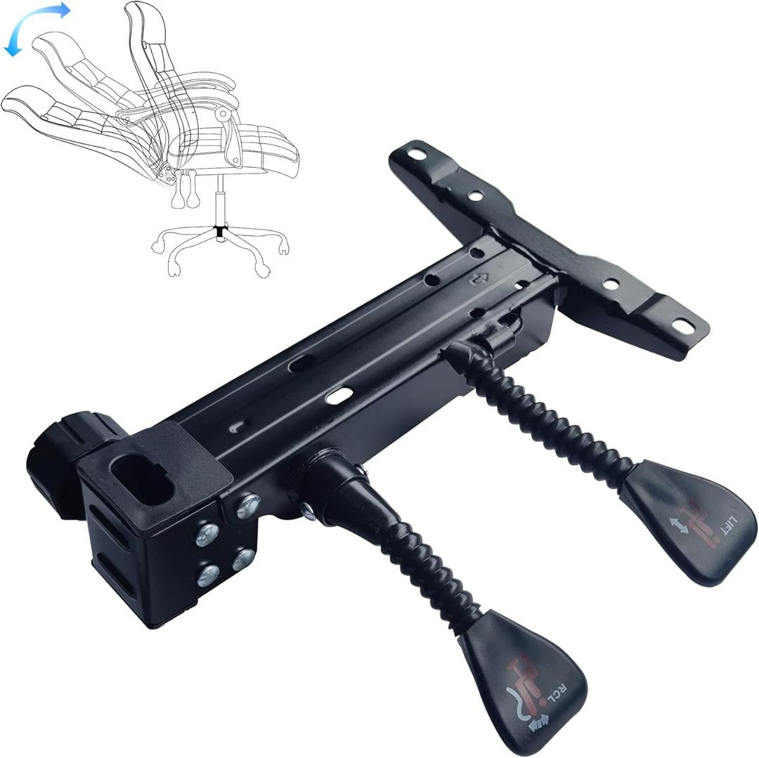 Heavy Duty with Adjustment Backrest Tilt Replacement Office Chair Swivel Tilt Control Seat Mechanism Gas Type (135 Tilt Control Back Cushion)