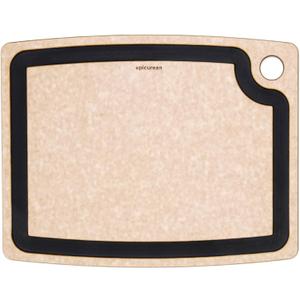 Epicurean Gourmet Series Cutting Board with Juice Groove, 14.5-Inch by 11.25-Inch, Natural/Slate
