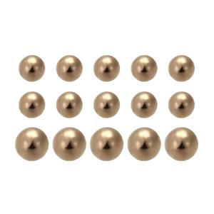 uxcell 5/8-inch, 1/2-inch Precision Solid Brass Bearing Balls 15pcs
