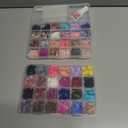 FANDAMEI Press on Nails Short, 24 Packs 576PCS Short Round Press on Nails, 24 Glossy Color Small Fake Glue on Nails with 7g Nail Glue, 24 Color False Nail for Small Nails and hands